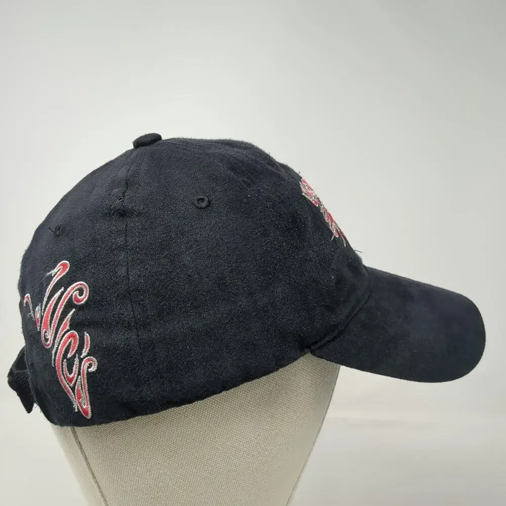 Harley-Davidson Baseball Cap Black Red Silver One Size Tribal Embroidery Hat